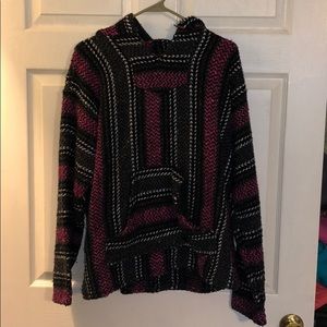 Pink, Black, White & Gray pullover